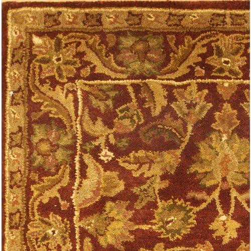 Antiquity AT52 Hand Tufted Indoor Accent Rug - Wine/Gold - 3'x5' - Safavieh