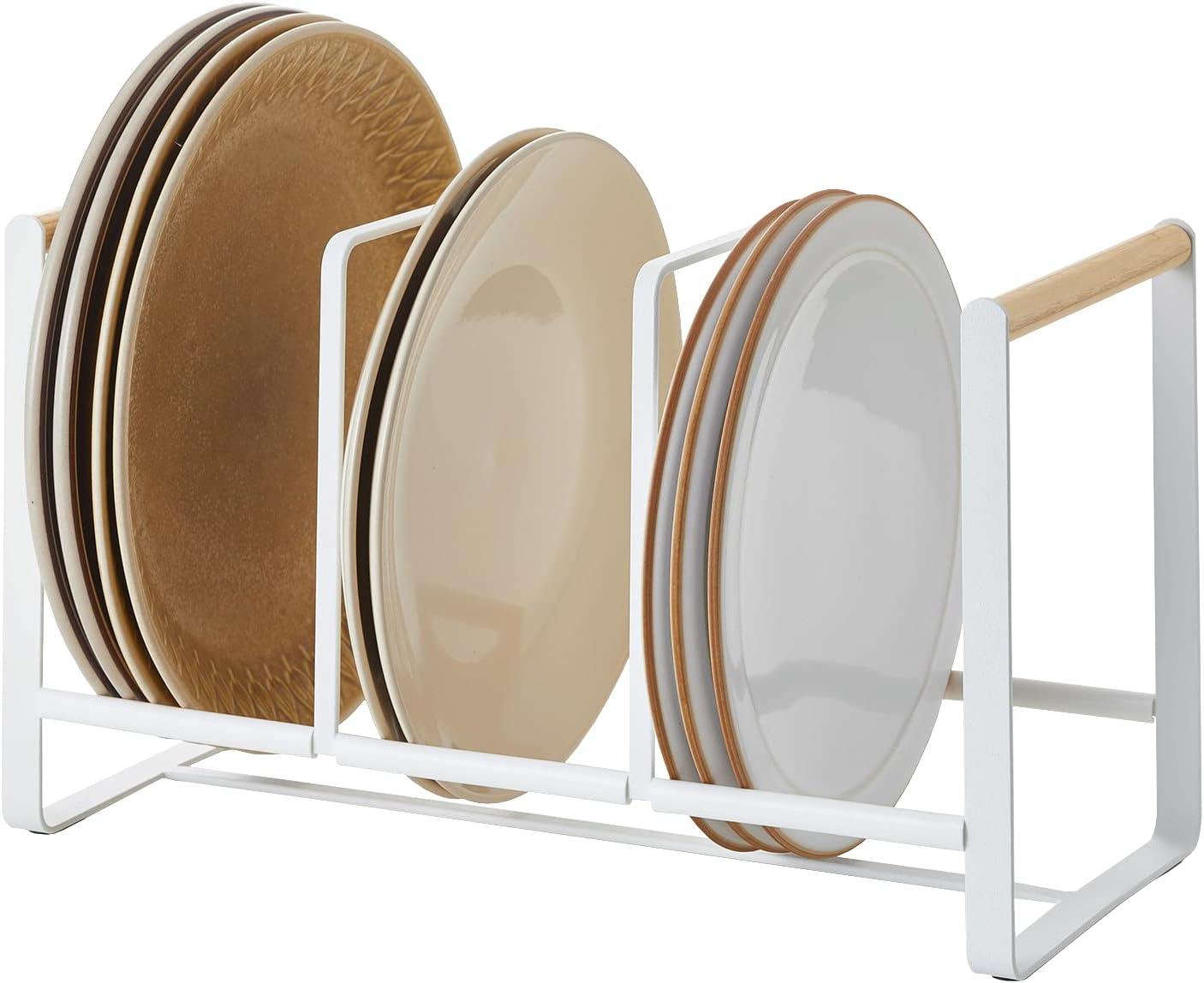 Yamazaki Tosca Wide White Dish Storage Rack