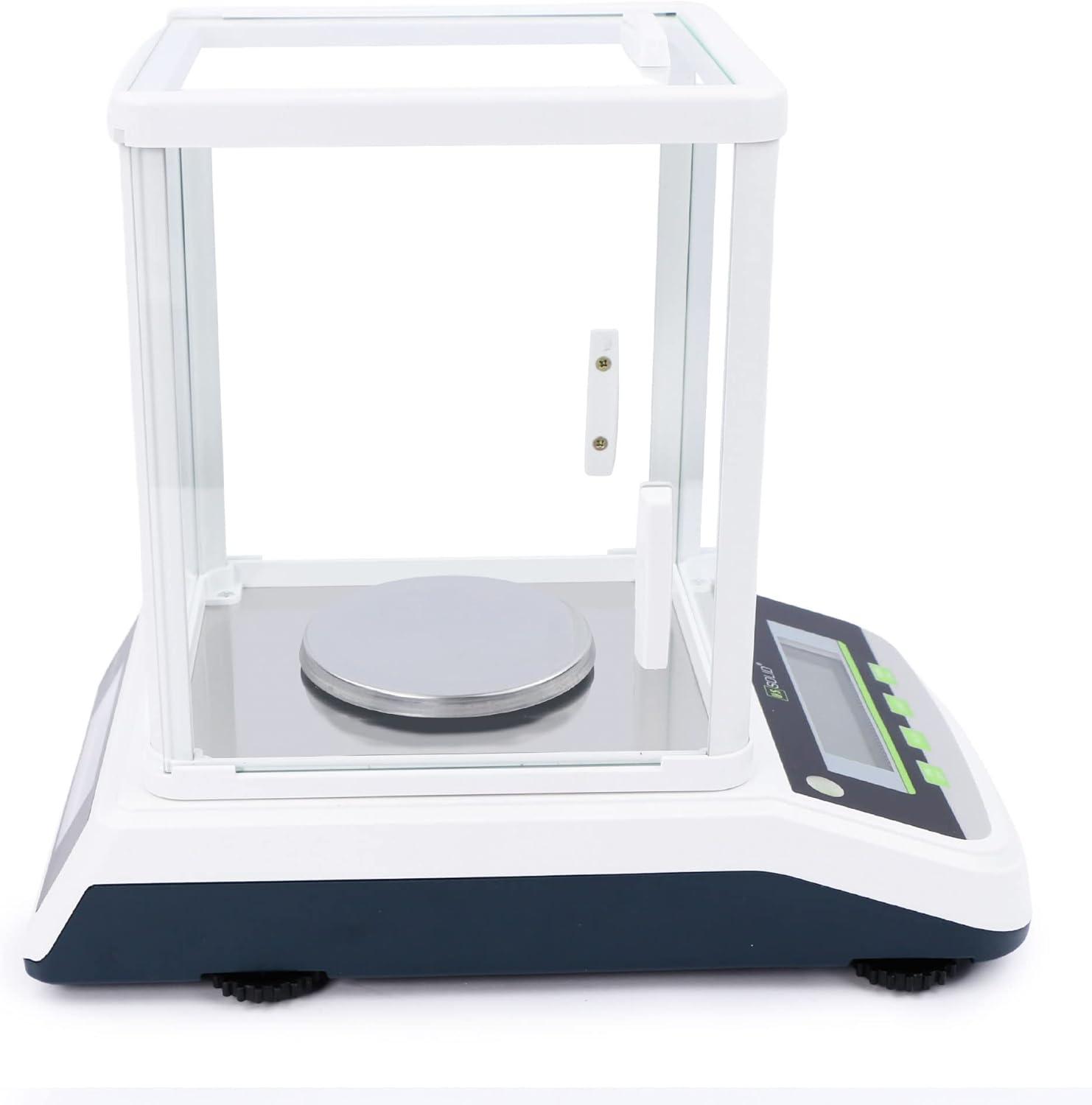 U.S. Solid 1mg Analytical Balance 300g x 0.001g High Precision Digital Lab Scale with 2 LCD Screens