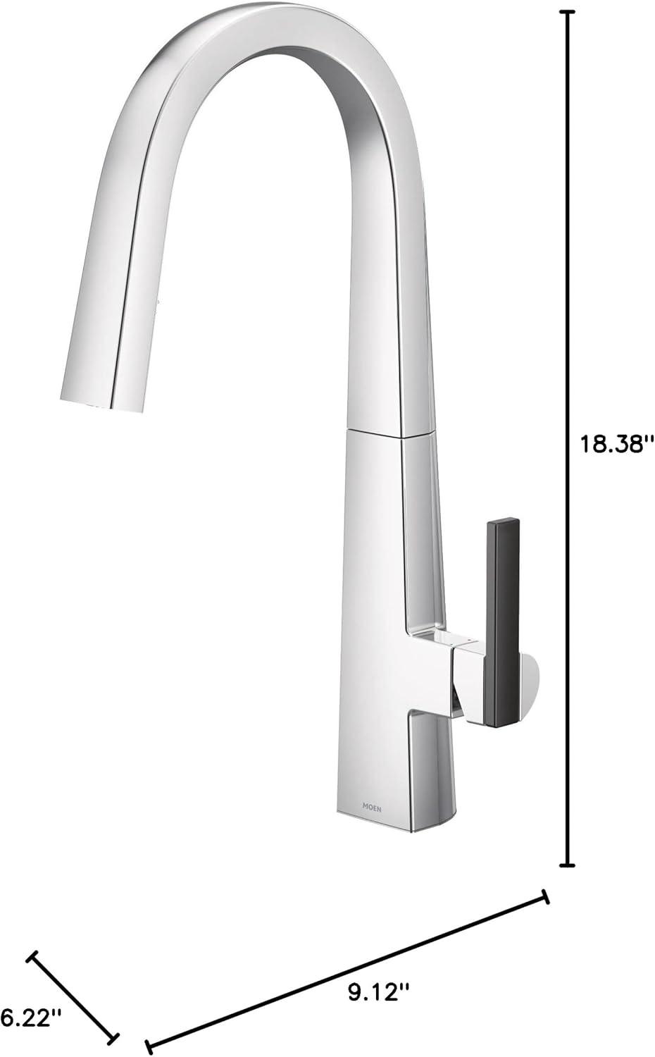 Nio Pull Down Single Handle Kitchen Faucet With Accessories