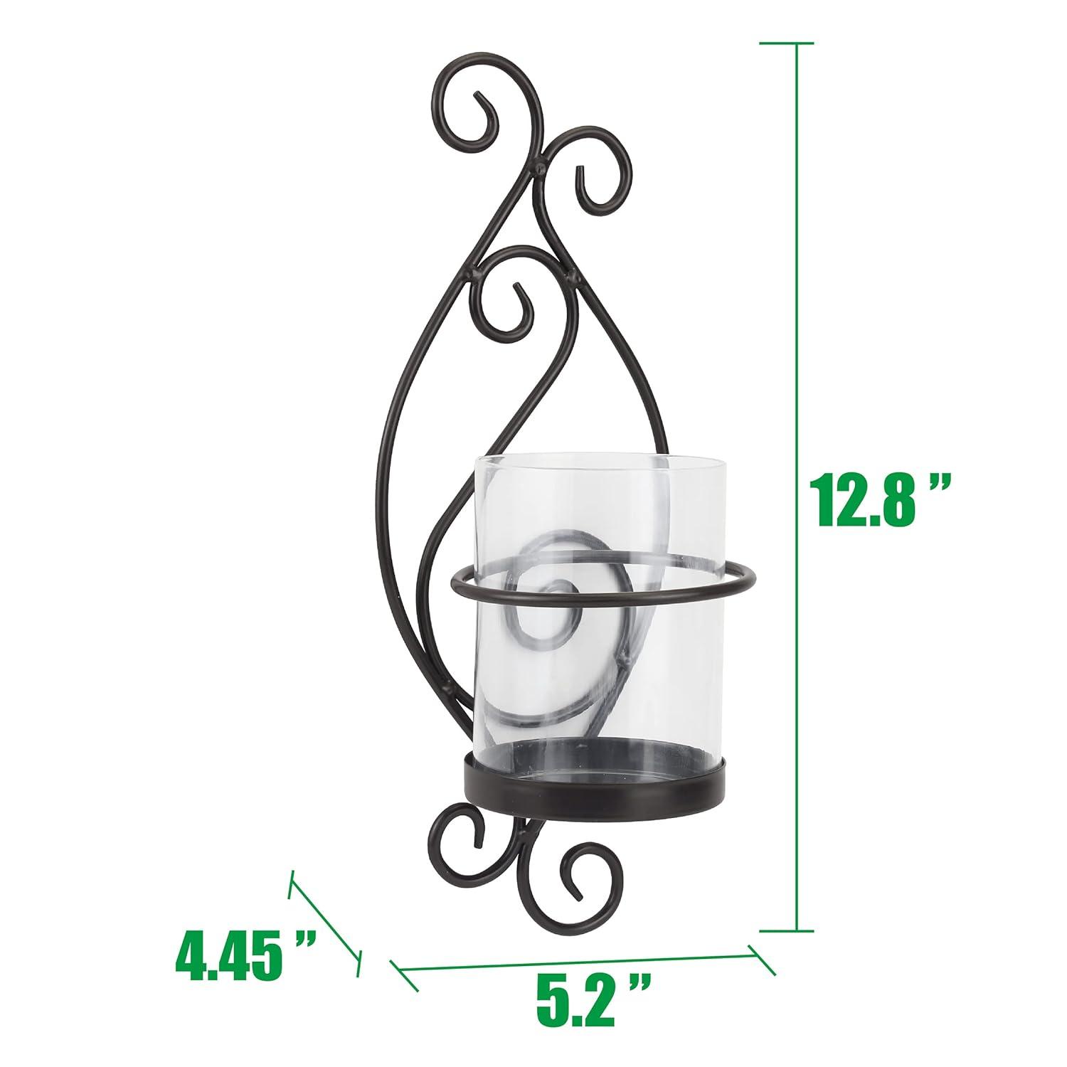 Wall Sconce Pillar Candle Holder - Stonebriar Collection