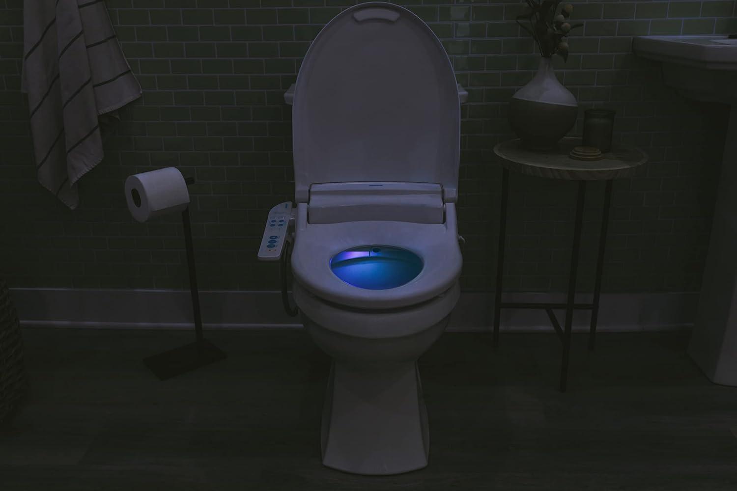 OmigoGS Essential Bidet Toilet Seat, Elongated White
