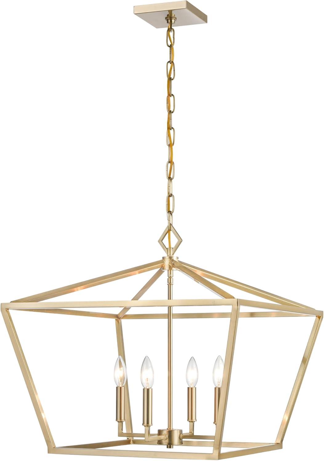 Millennium Lighting 4 - Light Pendant in  Modern Gold