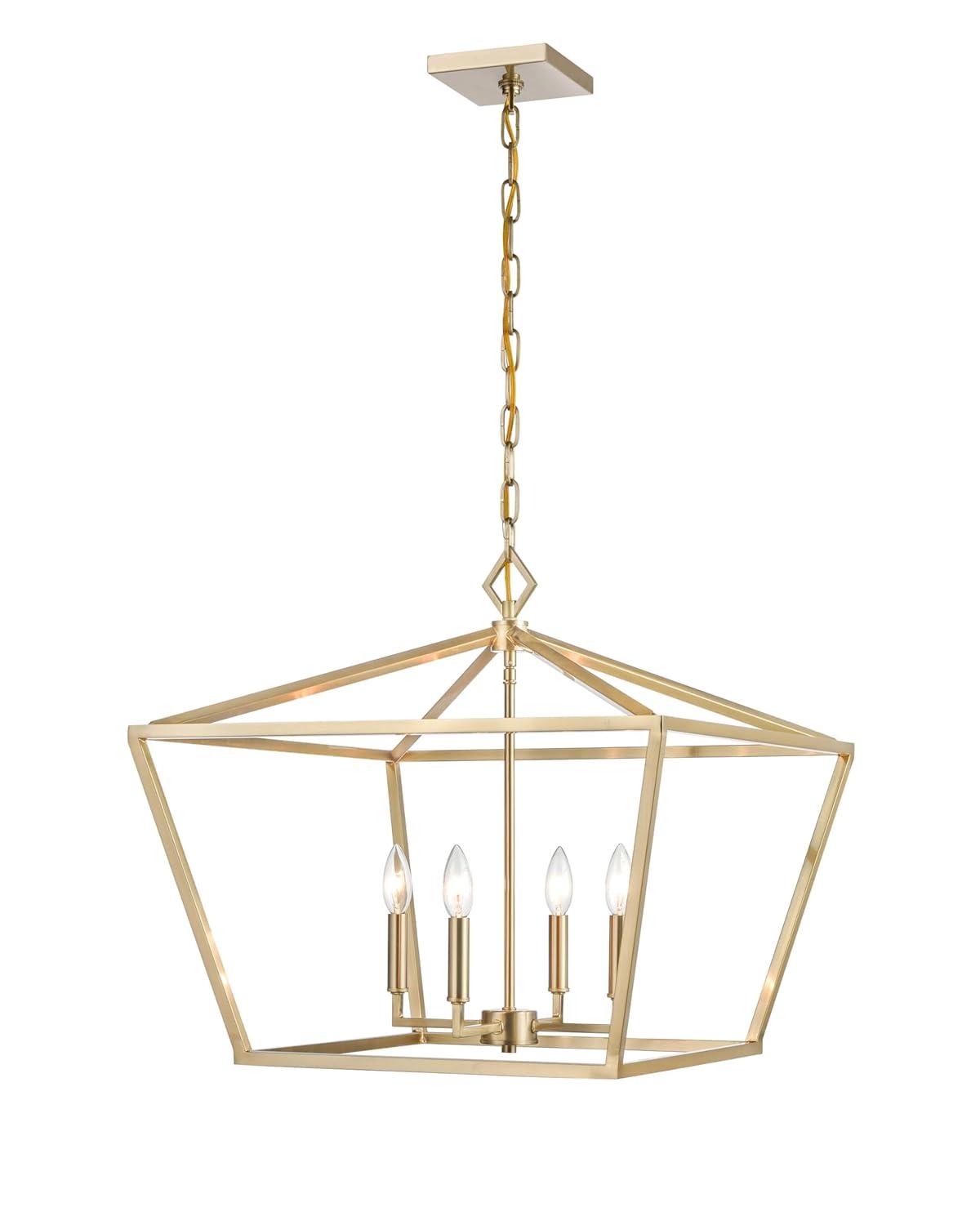 Millennium Lighting 4 - Light Pendant in  Modern Gold