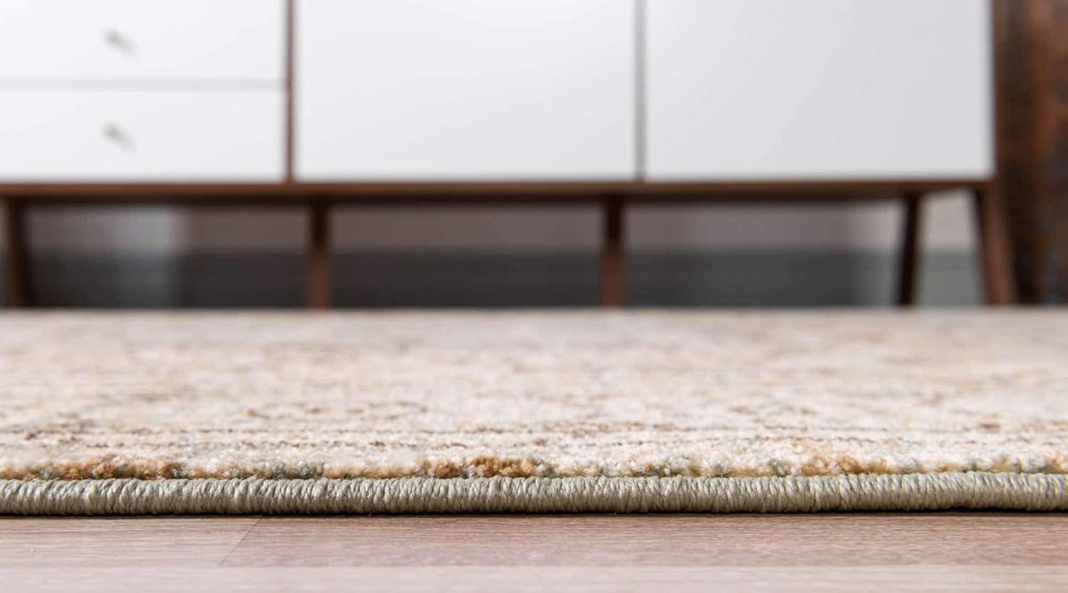 Unique Loom 9' 0 x 12' 0 Light Green Palace Taj Area Rug