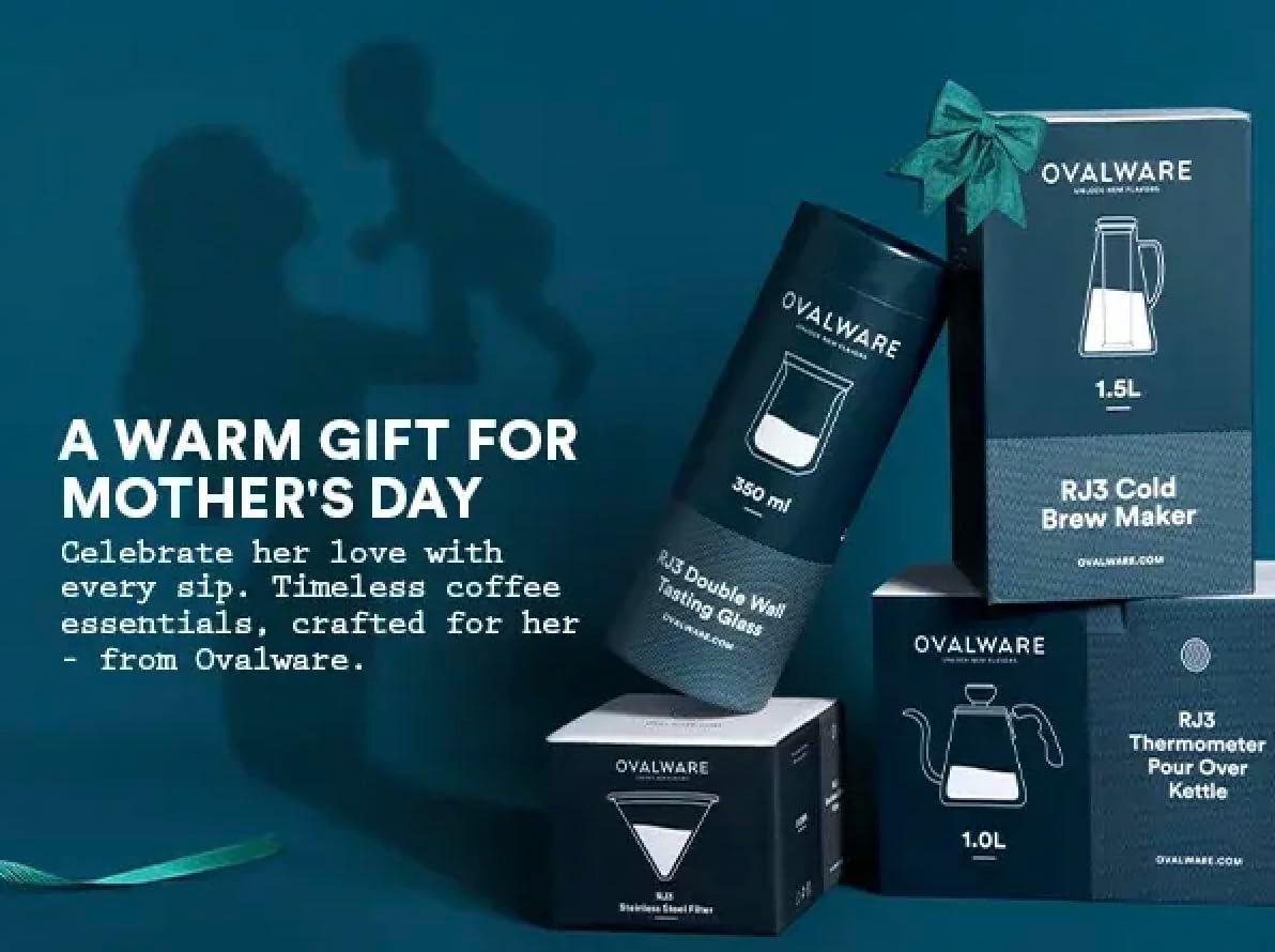 Paperless Stainless Steel Pour Over Coffee Filter – Reusable and Permanent Coffee Cone Dripper for Ovalware, Chemex, Hario and Other Carafes (Titanium Gold)