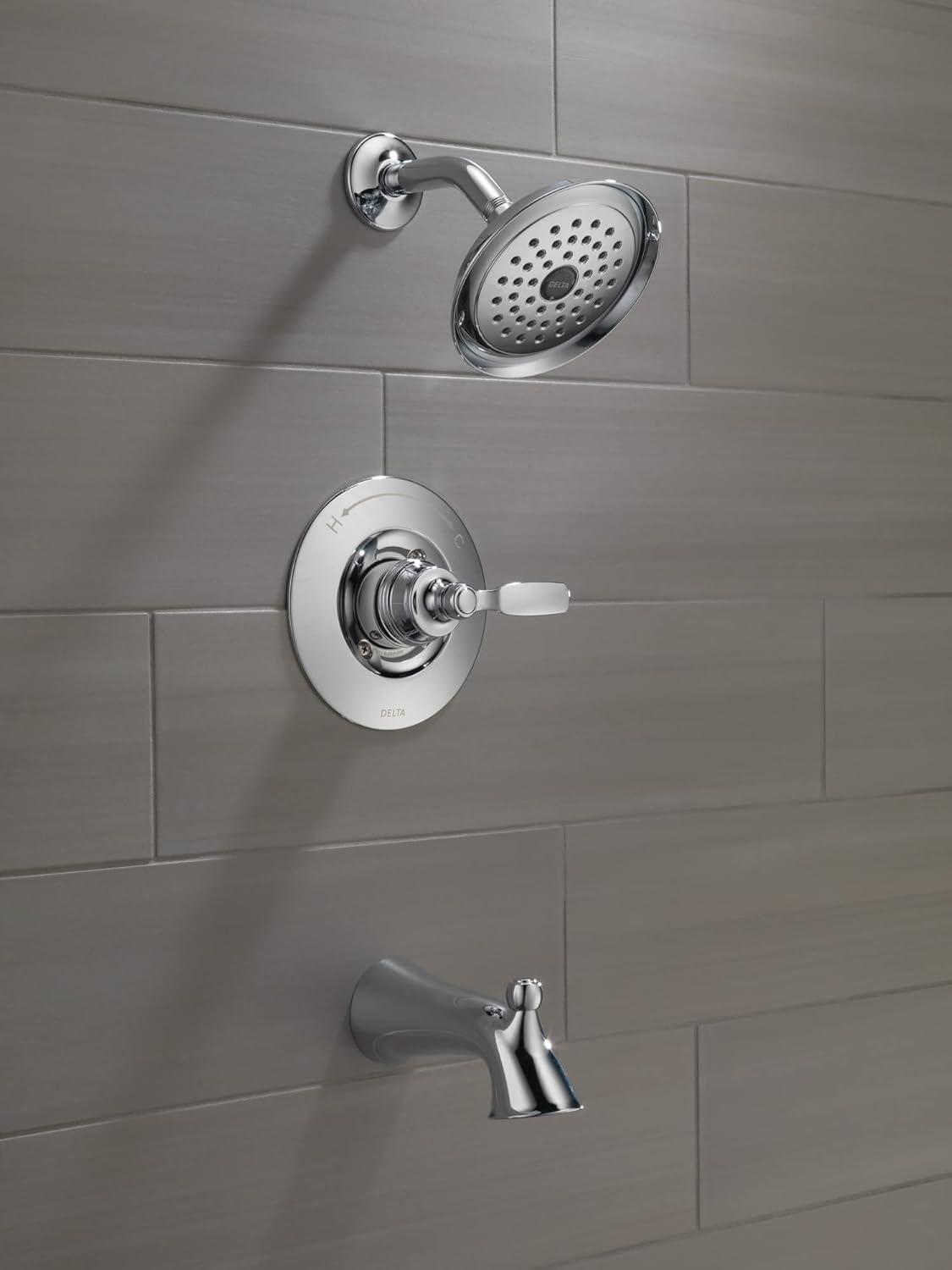 Woodhurst Pressure-Balanced Tub and Shower Faucet with Monitor