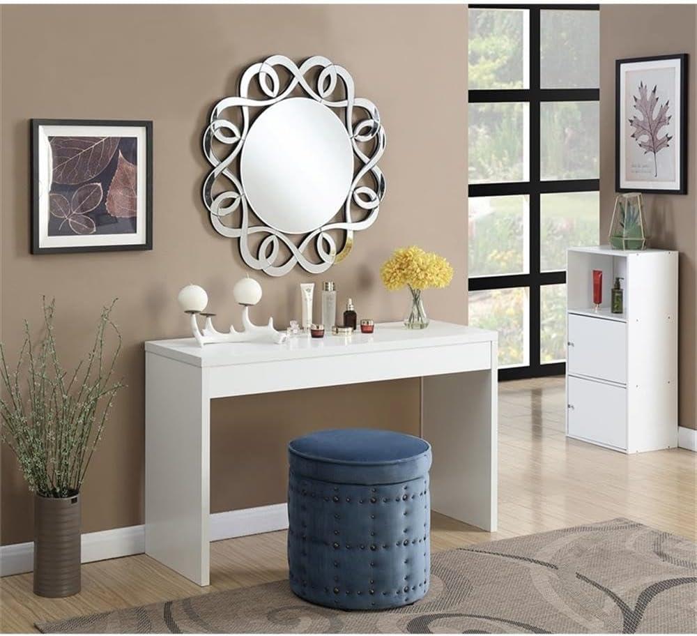 Convenience Concepts Northfield Wall Console in White Wood Finish