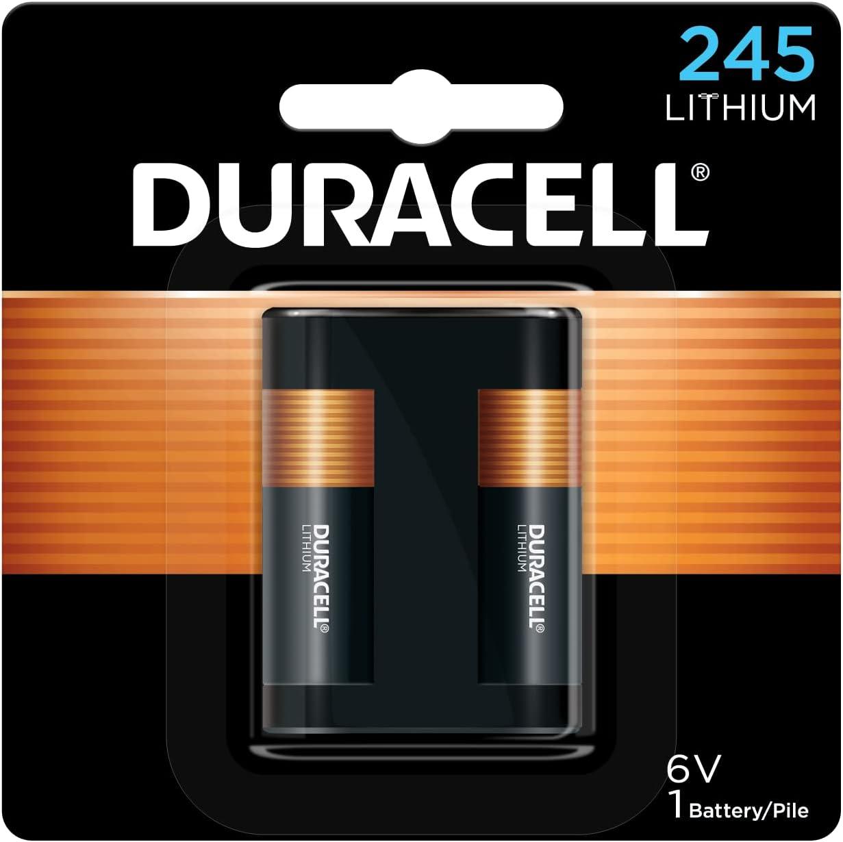 Duracell 245 6V High Power Lithium Photo Battery