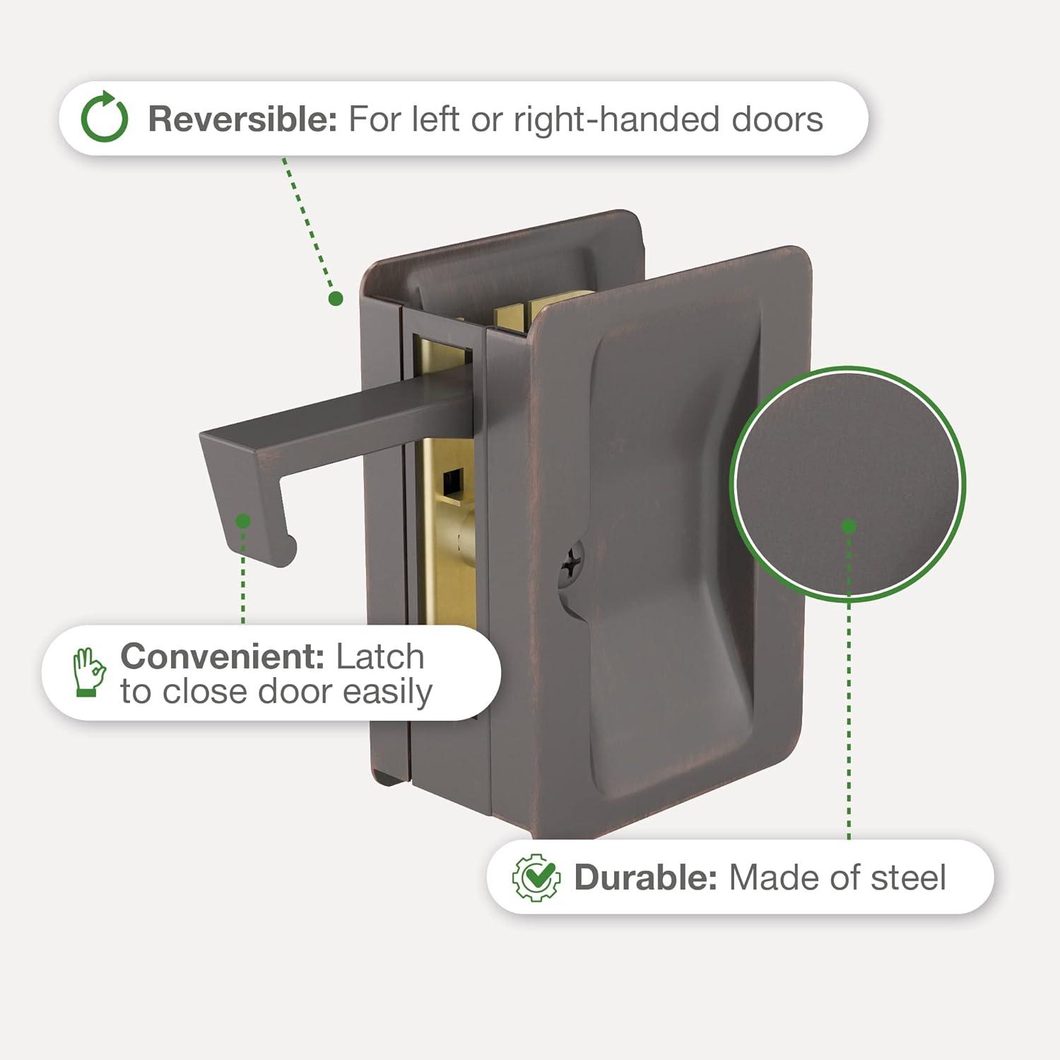 Delaney Hardware Passage Pocket Door Lock