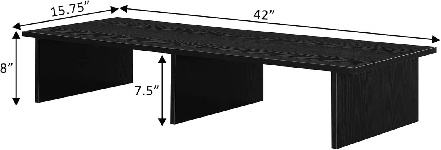 Convenience Concepts Designs2Go Small TV/Monitor Riser for TVs up to 26 inches, Barnwood