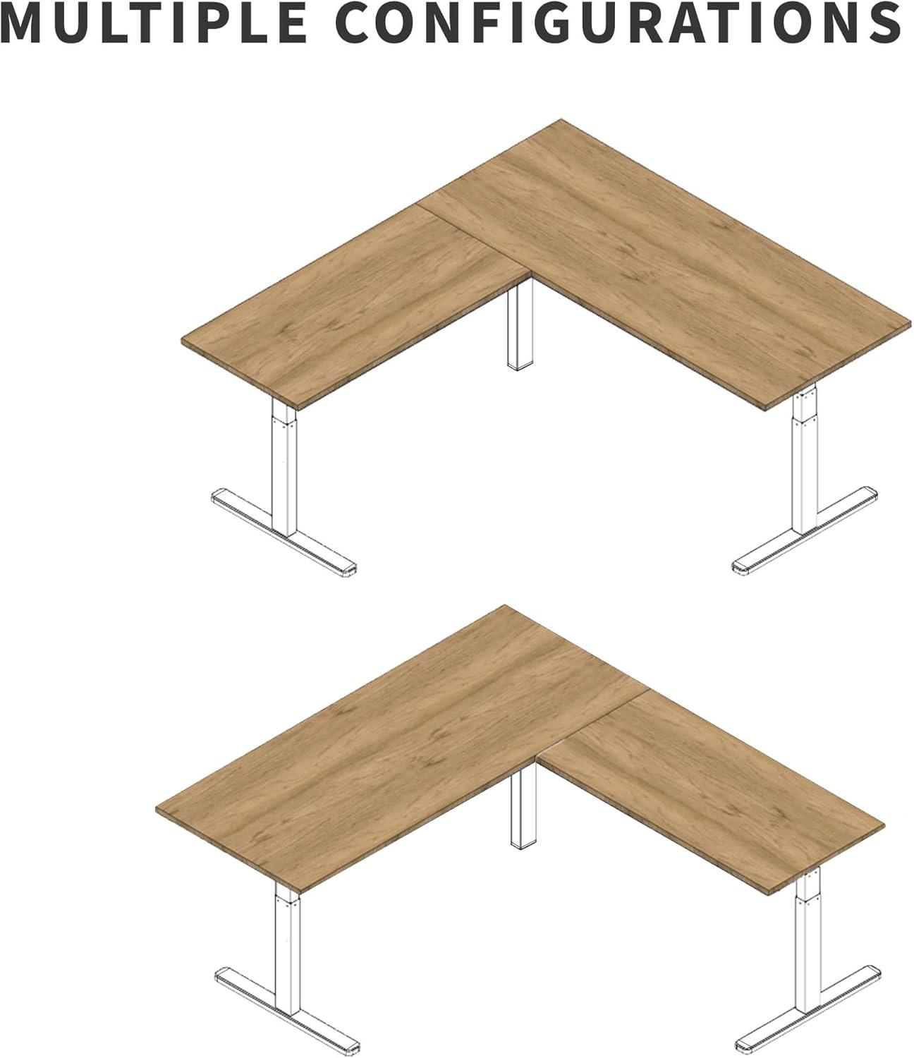 67in x 60in L-Shaped Electric Desk, 3E6B Series