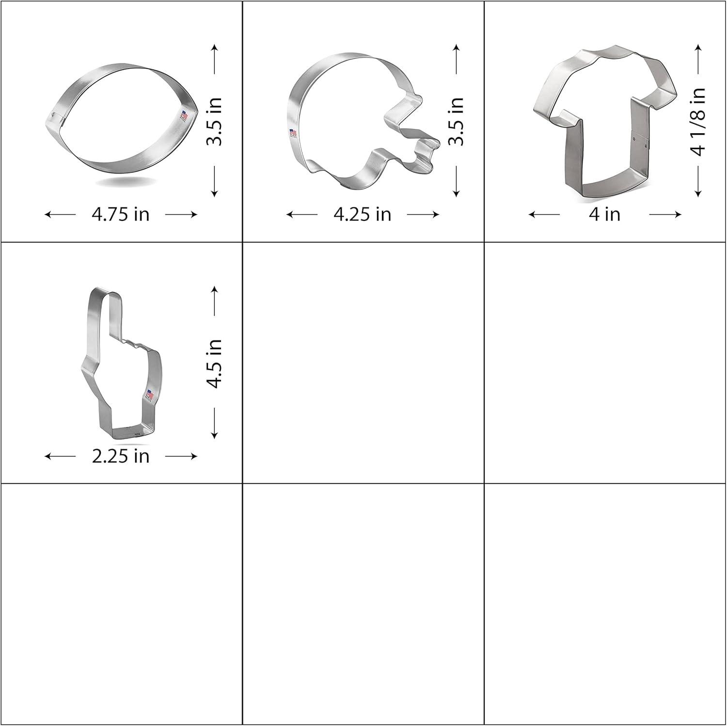 CookieCutter.com 4 -Piece Non-Stick Cookie Cutter