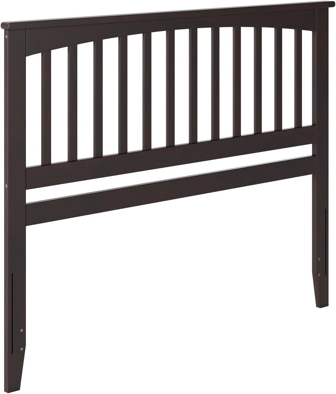 AFI Furnishings Mission Queen Headboard with Turbo Charger in Espresso