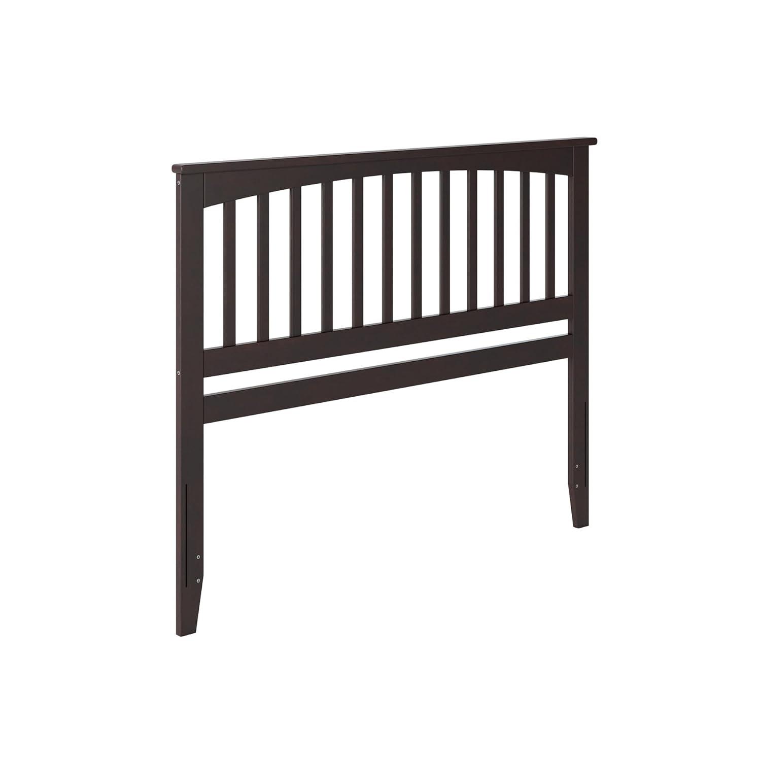 AFI Furnishings Mission Queen Headboard with Turbo Charger in Espresso