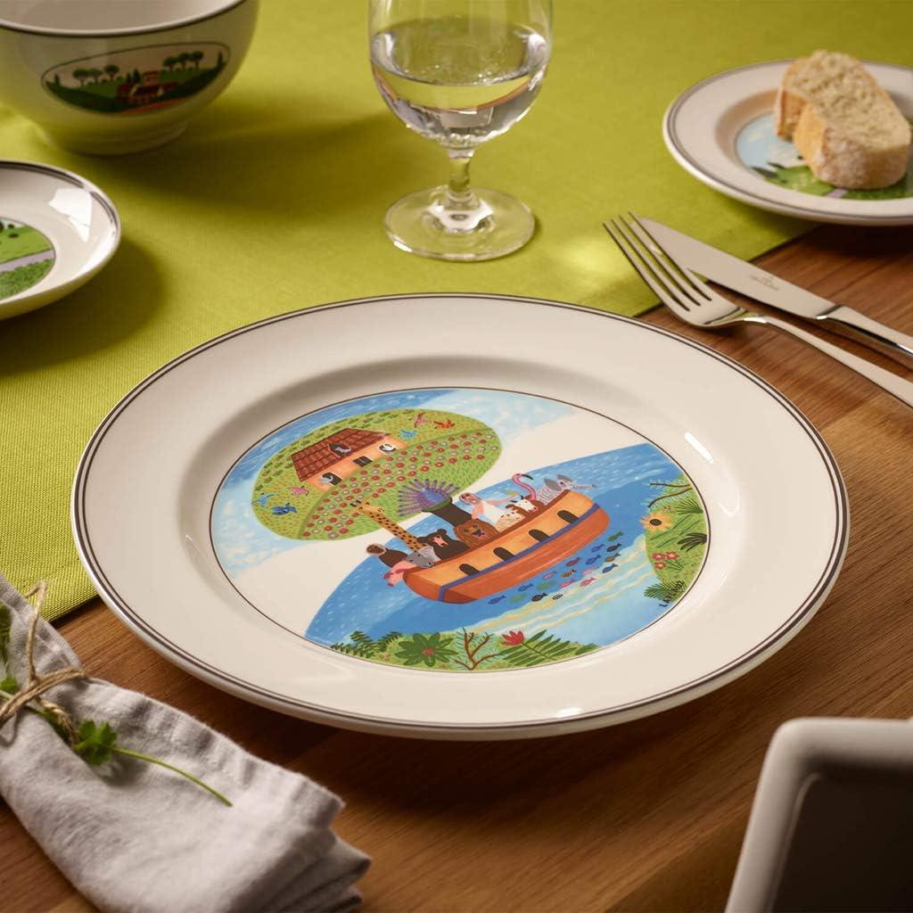 Design Naif Porcelain Dinner Plate - Noah's Ark 10.75"