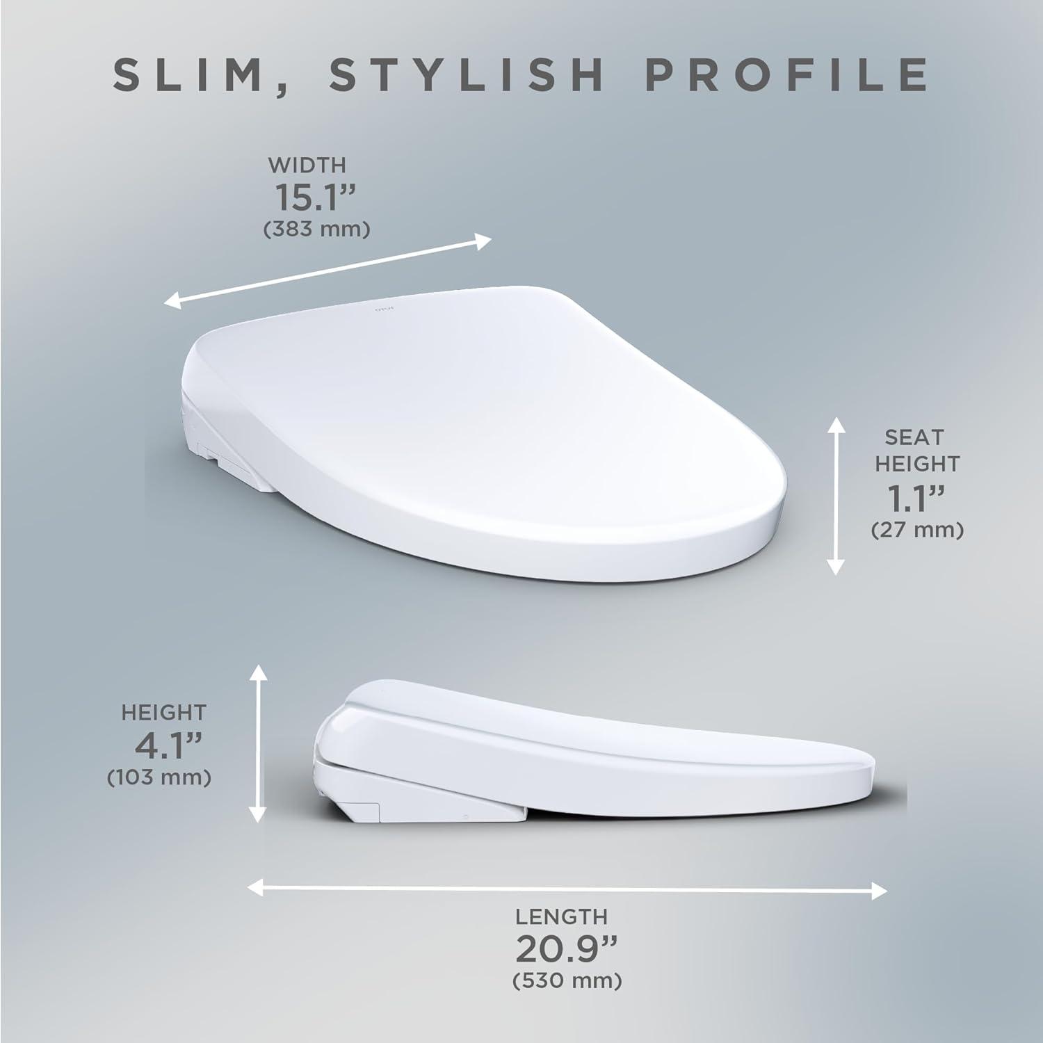 Washlet® Electronic Contemporary Elongated Soft-Close Bidet Seat