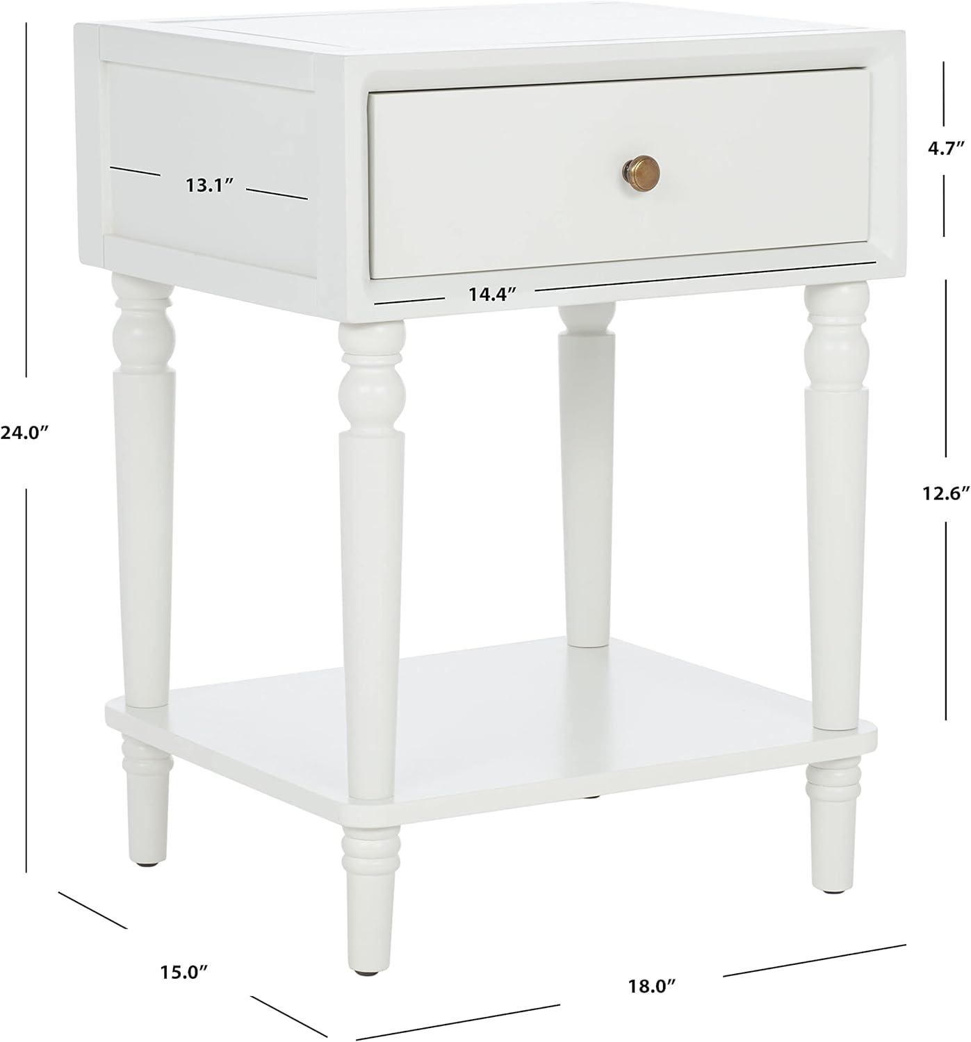 Siobhan Accent Table with Storage  - Safavieh