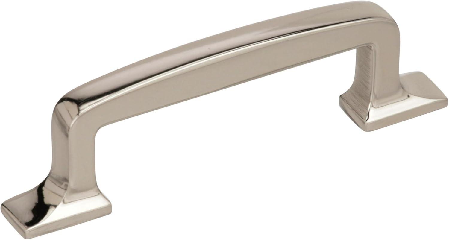 Amerock Westerly 3 inch (76mm) Center-to-Center Polished Nickel Cabinet Pull