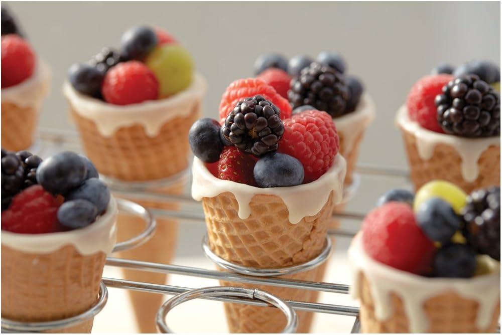 Wilton Cupcake Cones Baking Rack, 12-Cavity Ice Cream Cone Cupcakes Holder