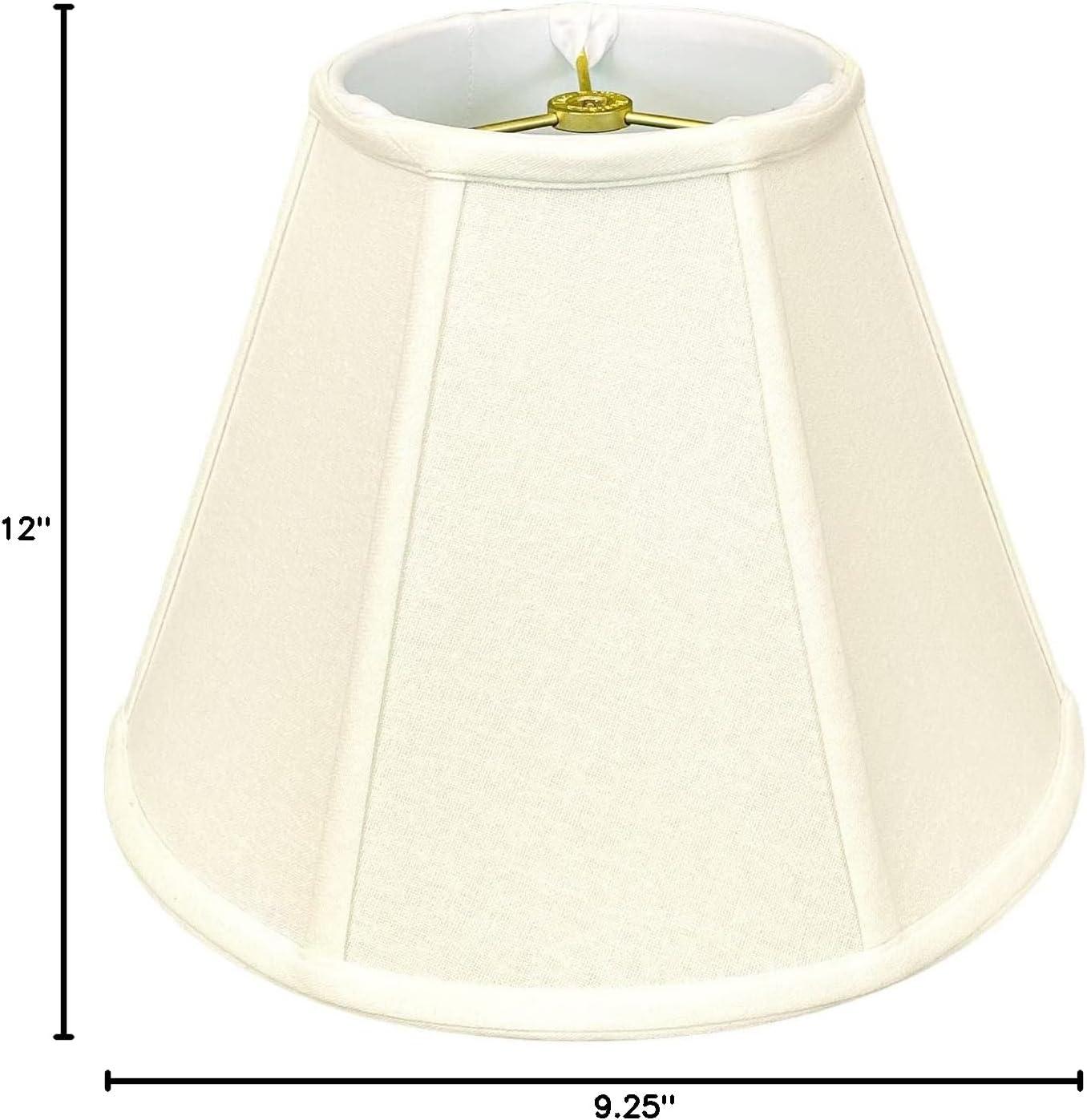 Off-White Linen Empire Lamp Shade, 12 x 12 x 9.25 Inches