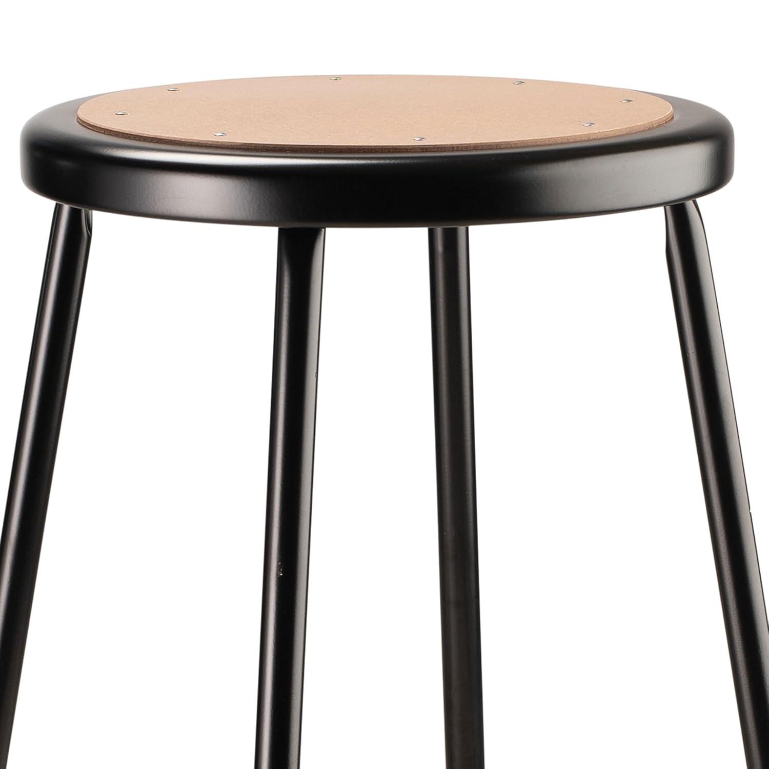 National Public Seating Adjustable Height Ergonomic Lab Stool with Footring