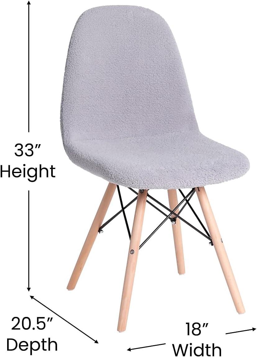 Flash Furniture Shaggy Dog Hermosa Pink Accent Chair