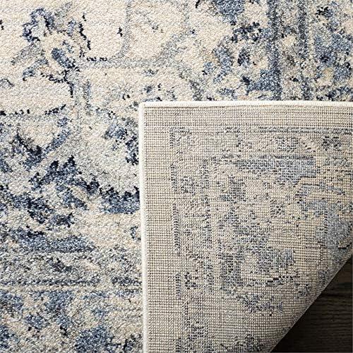 Charleston CHL411 Loomed Indoor Area Rug - Ivory/Navy - 8'x10' - Safavieh