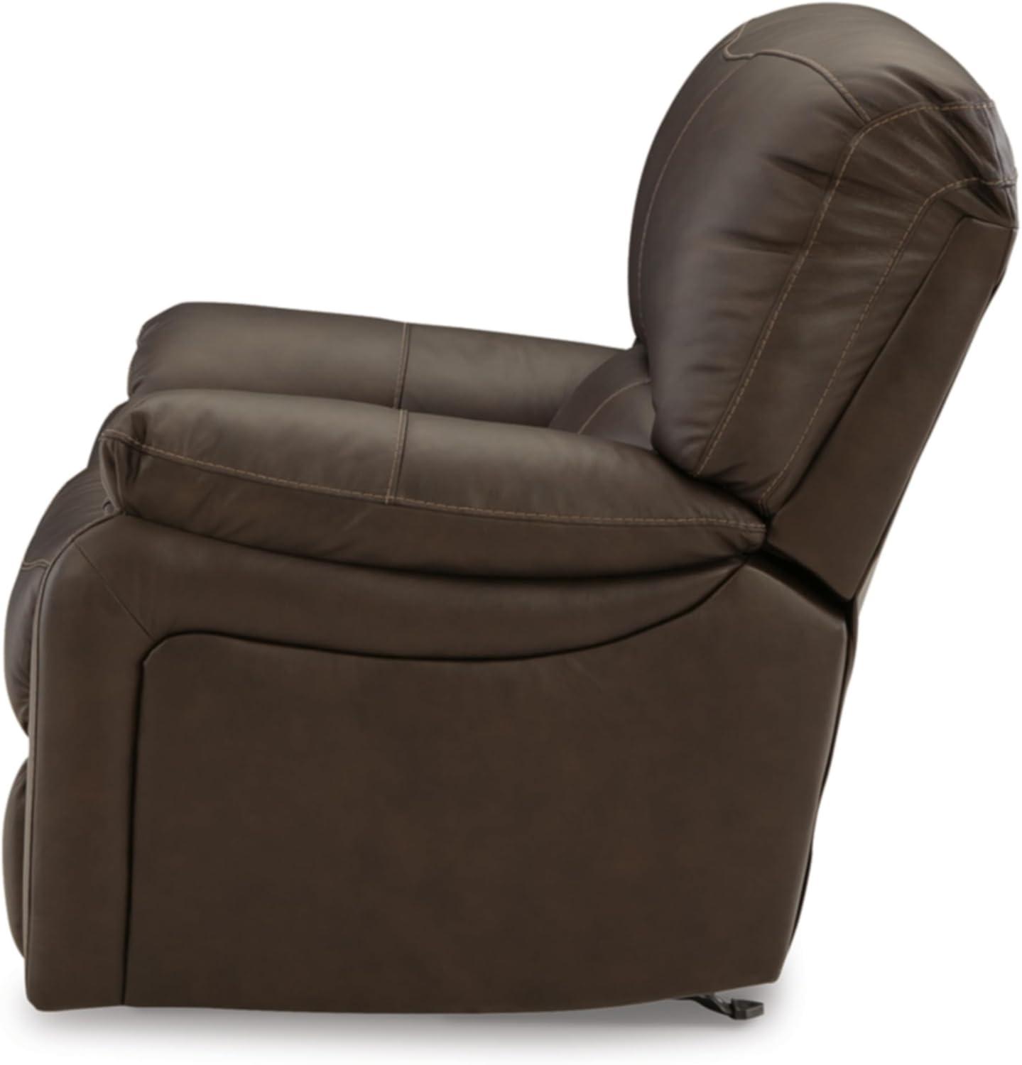 Ashley Furniture Leesworth Dark Brown Power Recliner