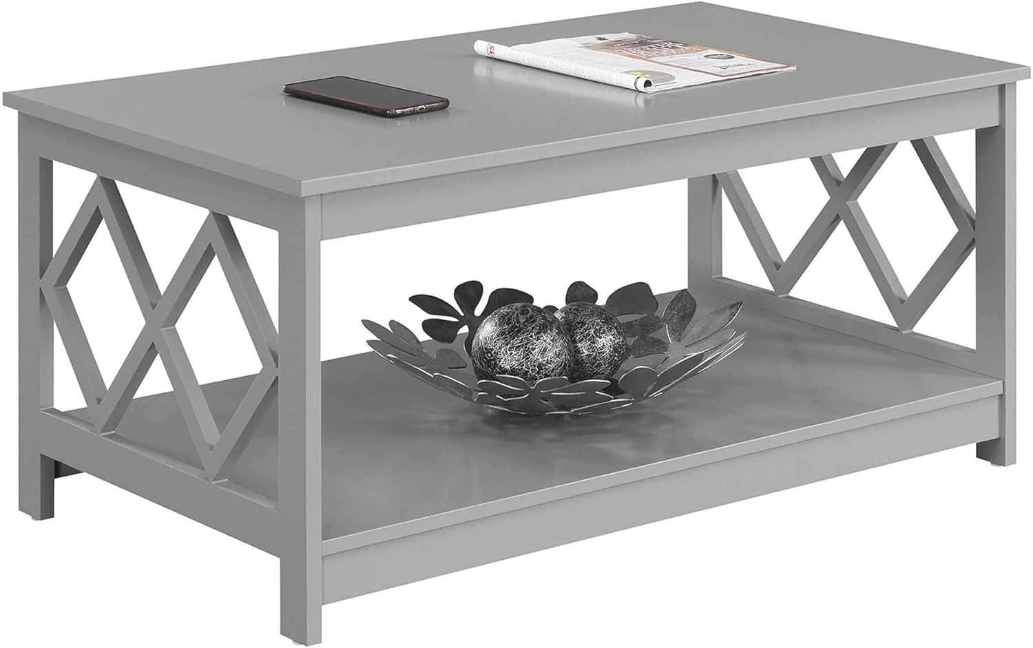 Diamond Coffee Table, Gray