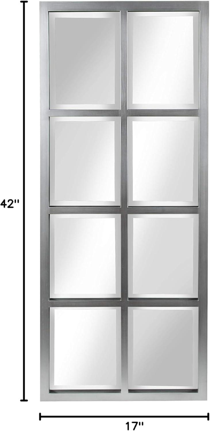 Uniek Stryker Windowpane Framed Wall Mirror