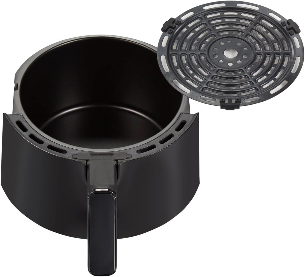 Hamilton Beach Air Fryer Oven 3.7 Quarts, Digital with 6 Presets, Easy to Clean Nonstick Basket, Black 35050