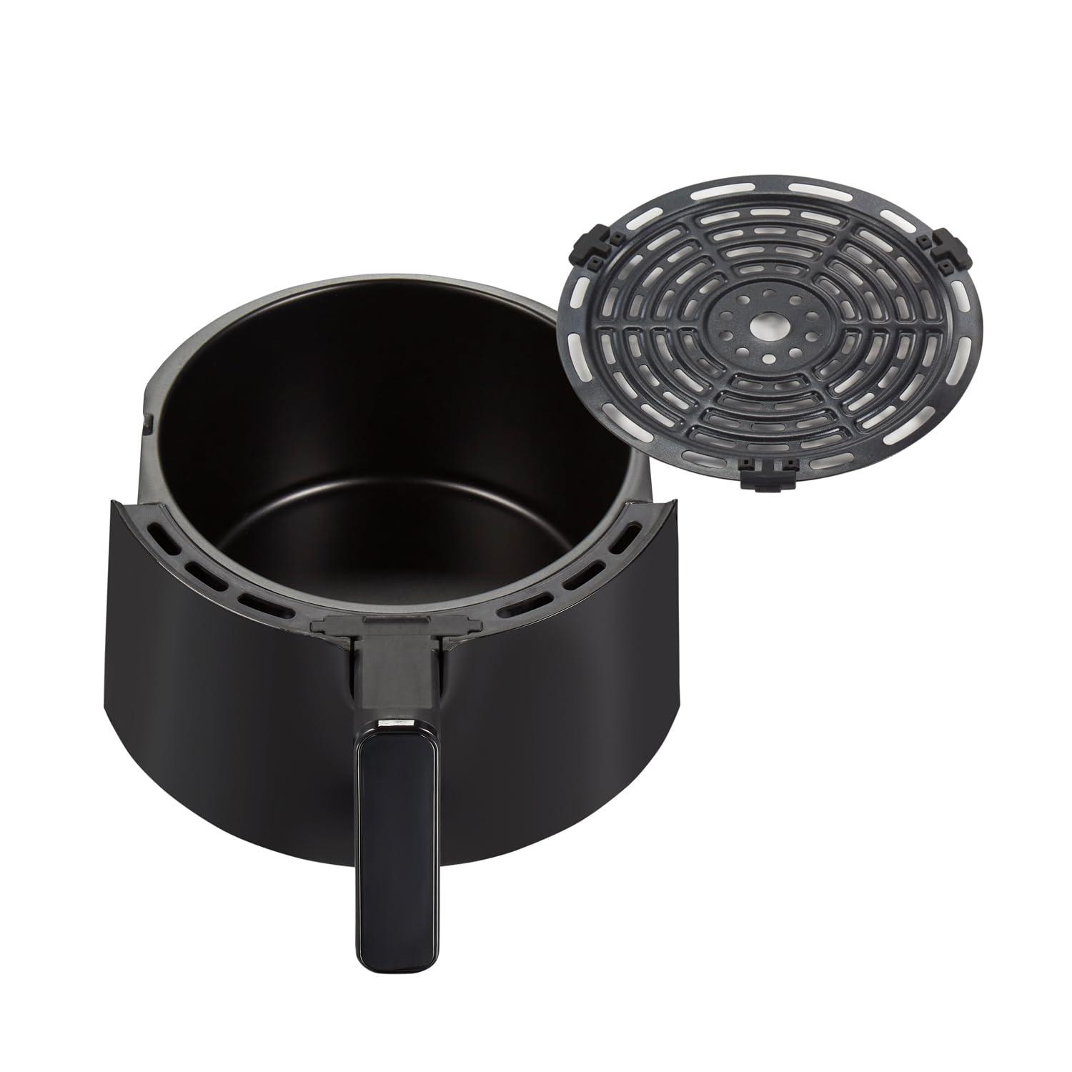 Hamilton Beach Air Fryer Oven 3.7 Quarts, Digital with 6 Presets, Easy to Clean Nonstick Basket, Black 35050