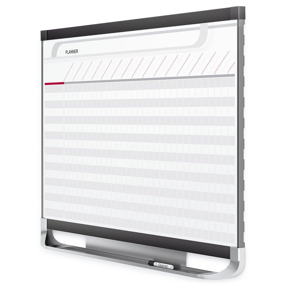 Quartet Prestige 2 Total Erase Project Planner - Wall Mountable - Metal - Graphite (PP32P2)