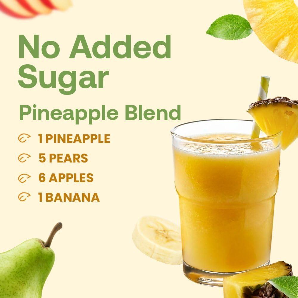 Organic Pineapple Blend 100% Crushed Fruit Smoothie Concentrate, 46 oz