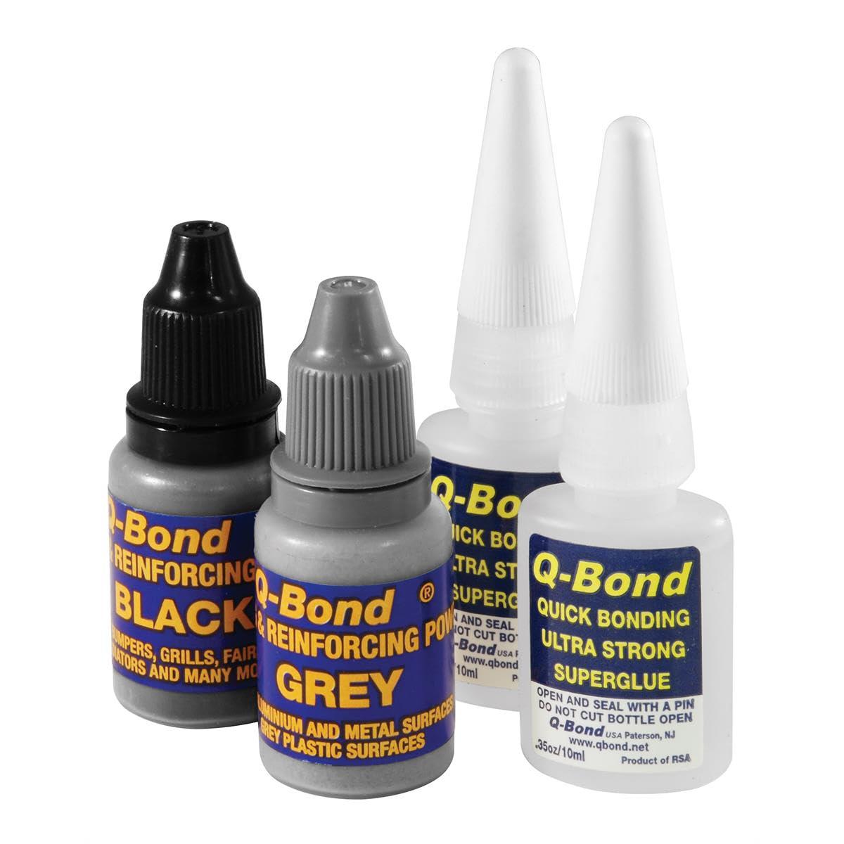 K Tool International Q-BOND KIT Fast Acting Automotive Adhesives, 0.32 oz Bottle