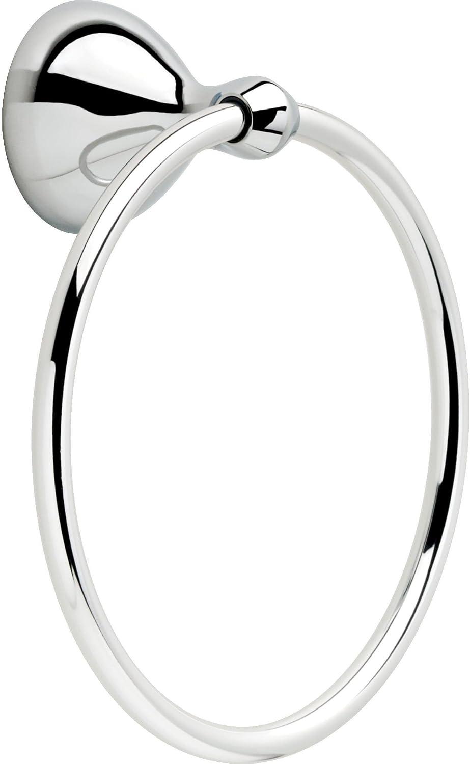 Chrome Wall Mounted Round Towel Ring Holder