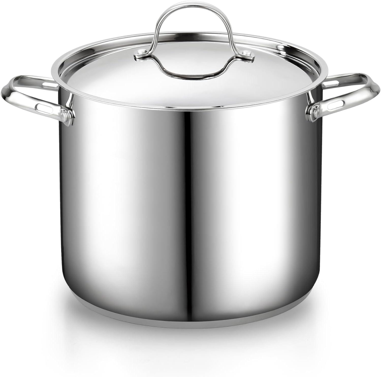 Cooks Standard Classic Stainless Steel Stockpot with Lid