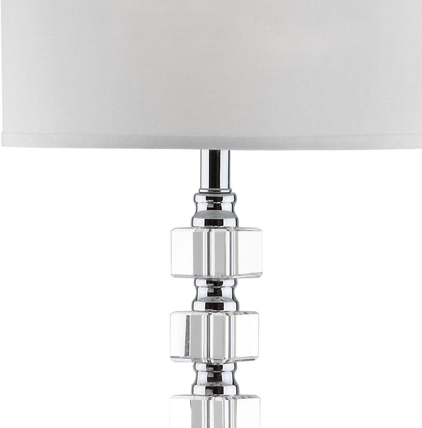 Lombard 60 Inch Chrome and Crystal Floor Lamp