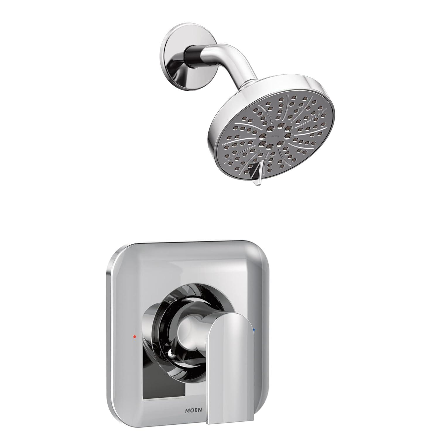 Moen Genta LX Posi-Temp Pressure Balancing Eco-Performance Modern Shower Only Trim, Valve Required