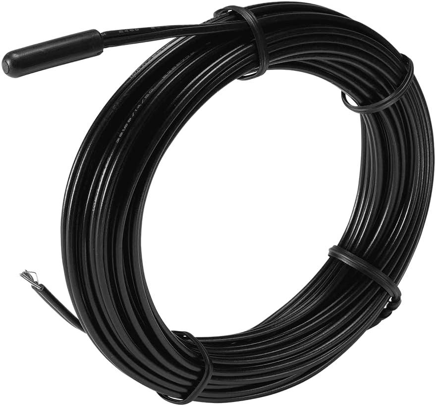 nVent Nuheat Home AC0056 Programmable Touchscreen Thermostat, for Radiant Heated Floors, 120V/ 240V Cables, with an Extra OJ Electronics Floor Heating Temperature Sensor and Built-in GFCI