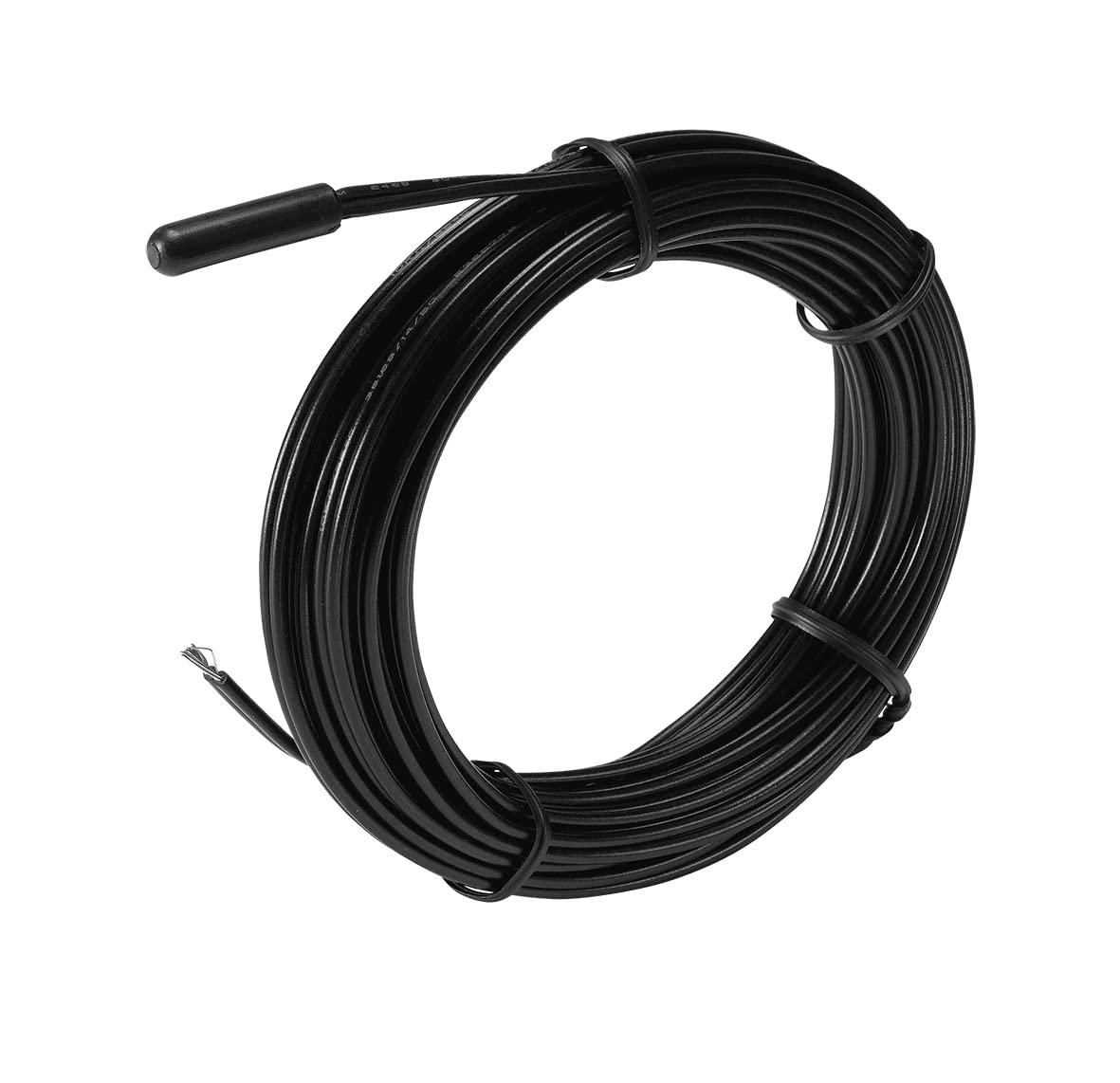 nVent Nuheat Home AC0056 Programmable Touchscreen Thermostat, for Radiant Heated Floors, 120V/ 240V Cables, with an Extra OJ Electronics Floor Heating Temperature Sensor and Built-in GFCI