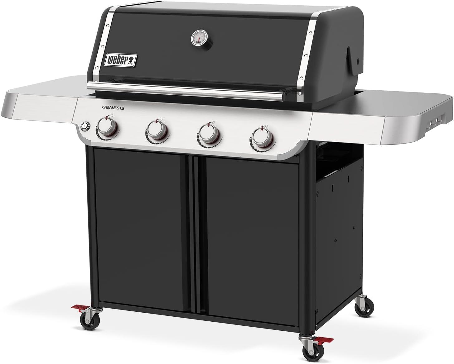 Weber Genesis E-415 Liquid Propane Gas Grill, Black