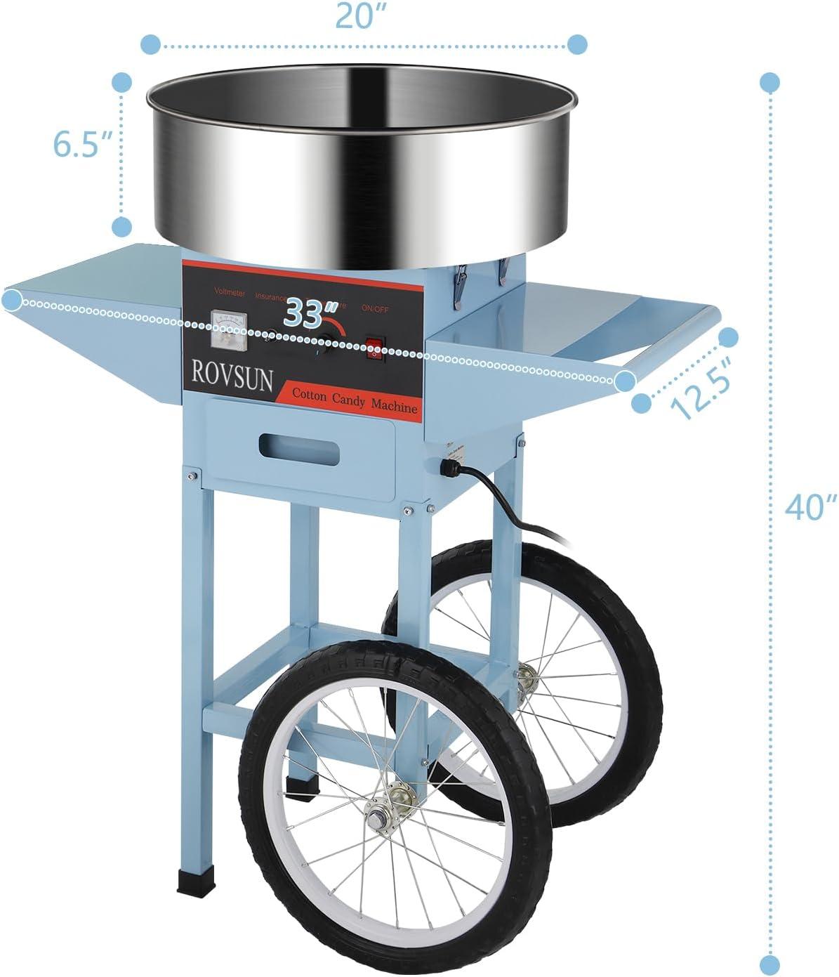 BENTISM Commercial 21" Floss Bubble Maker Cotton Candy Machine Cover