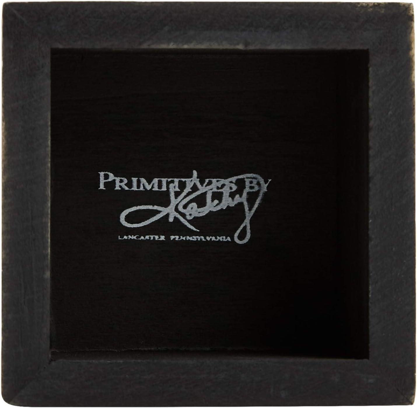 Primitives by Kathy Box Sign, 3 by 3-Inch, I Love You