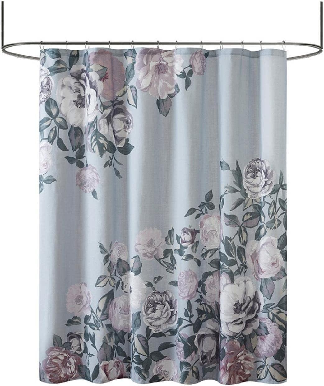 Charisma 100% Cotton Floral Shower Curtain