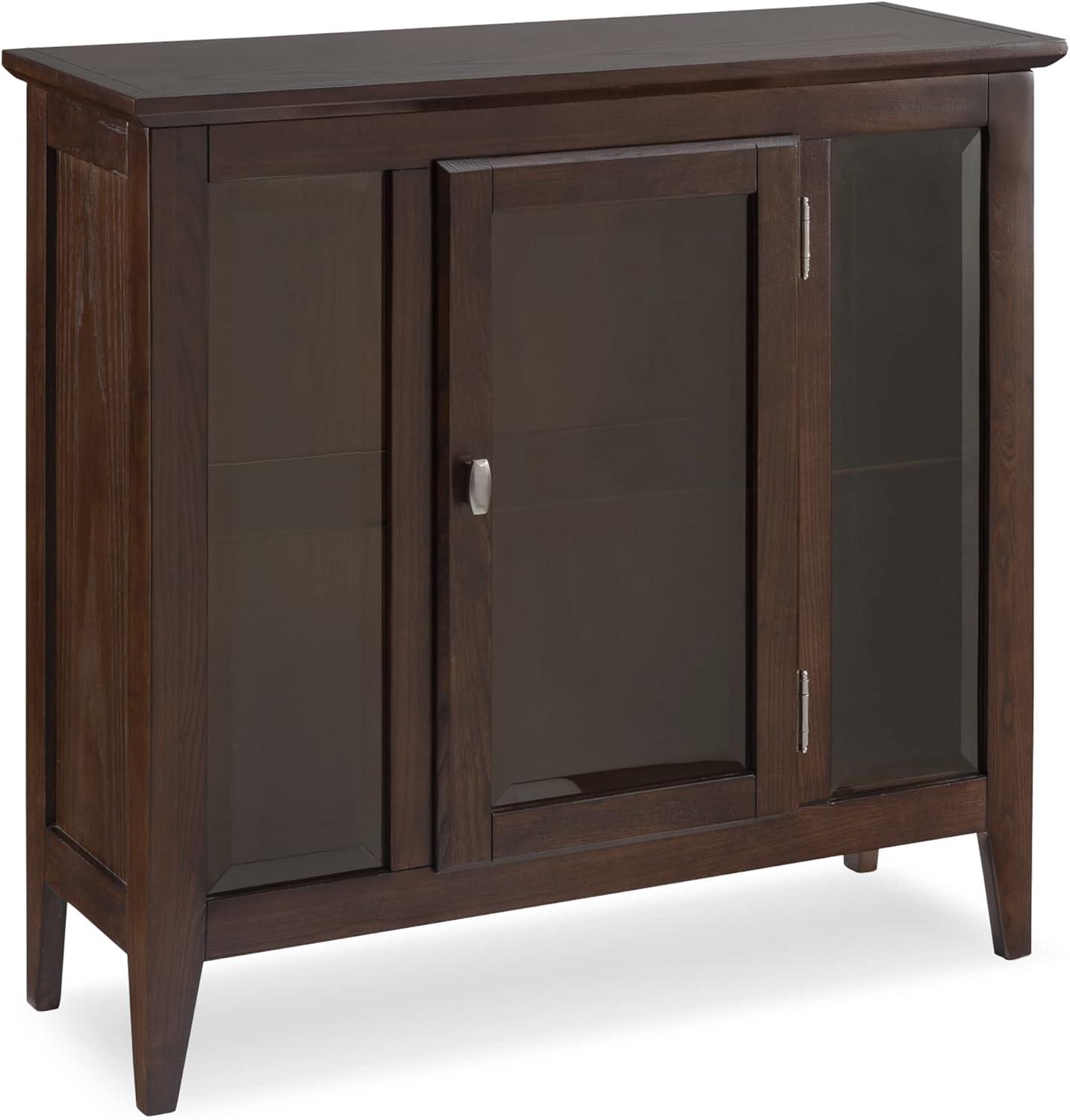 Leick Home Curio Cabinet in Chocolate Oak