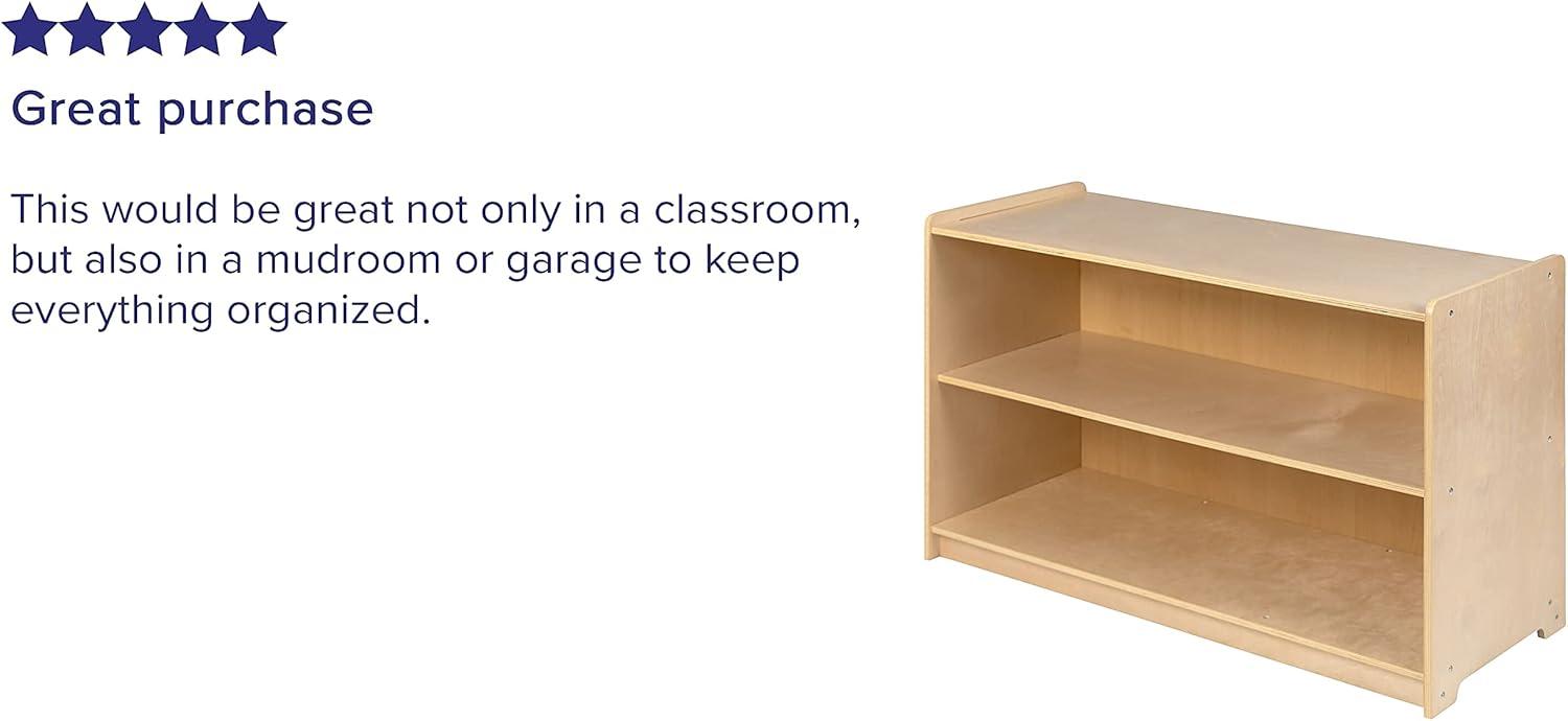 Flash Furniture Bexley Wooden School Classroom Storage Cabinet for Commercial or Home Use