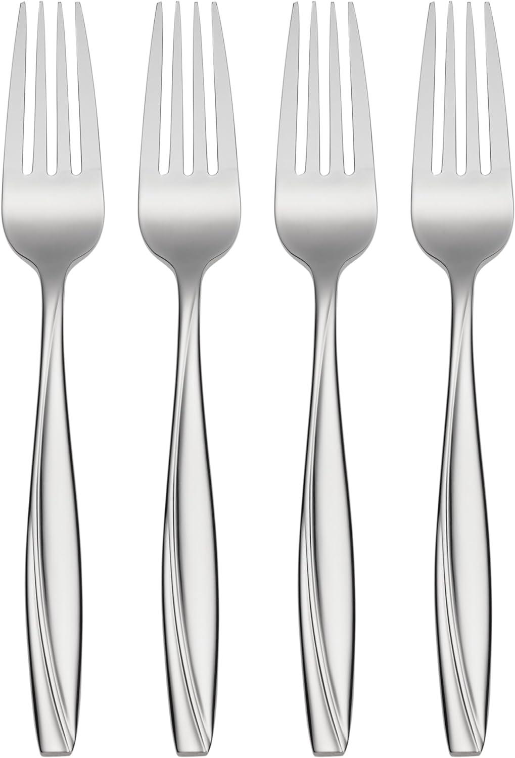 Camlynn Stainless Steel Everyday Dinner Forks, Set of 4