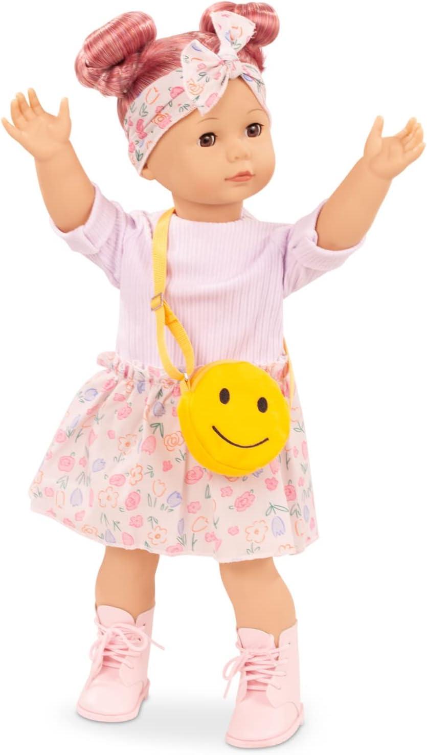 Precious Day Leni 18" Soft Body Standing Doll w/ Long Pink Hair to Wash & Style